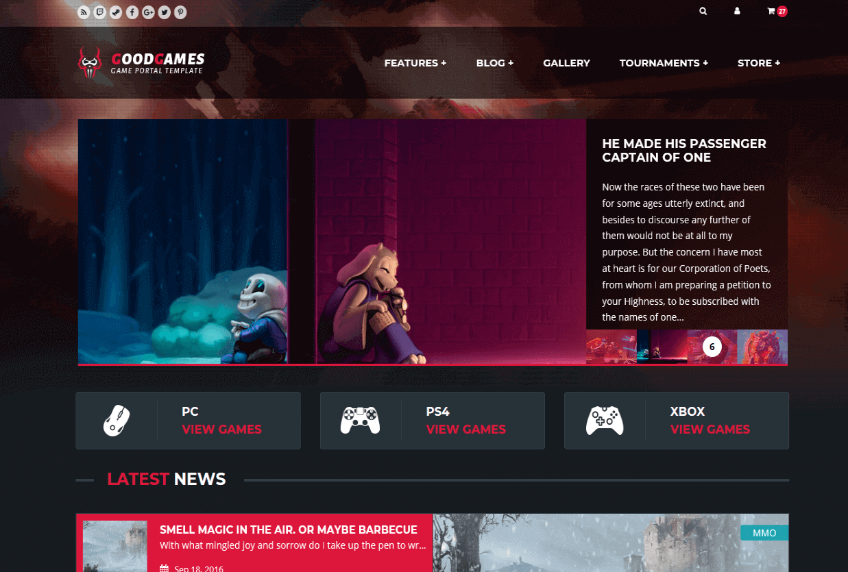 EwolvePlay template (V.3)