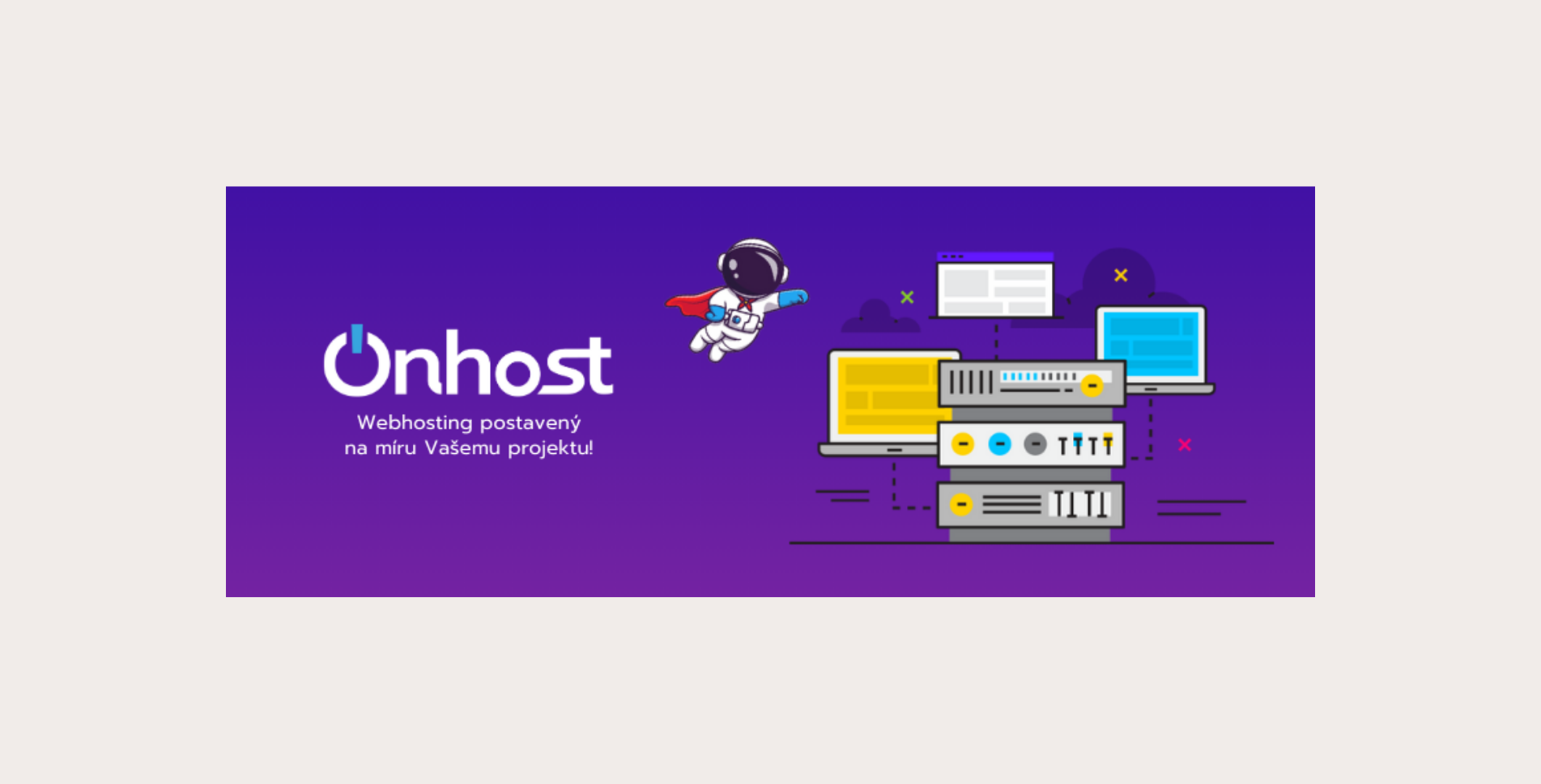 Onhost.cz - Cover sociálních sítí